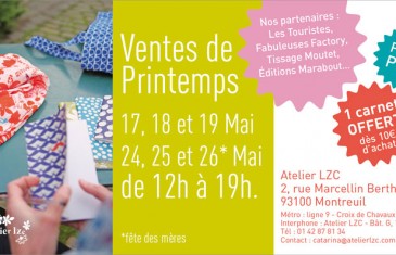 La vente printemps de l'Atelier LZC